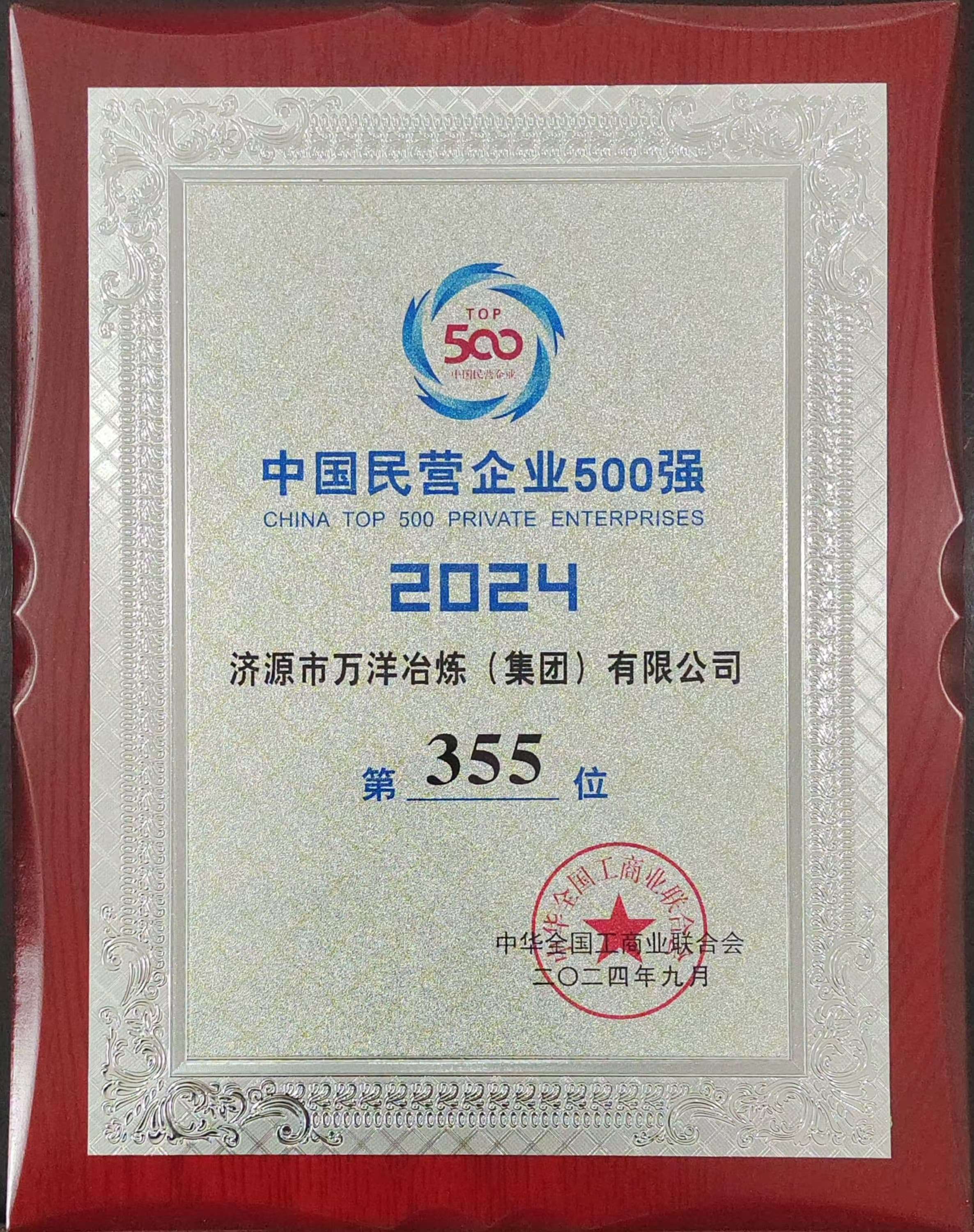 2024йӪҵ500ǿ